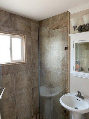 Bathroom remodeled