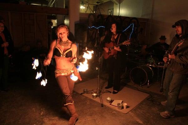 Deanna Riley... an AMAZING Fire Dancer from the art walk in January.