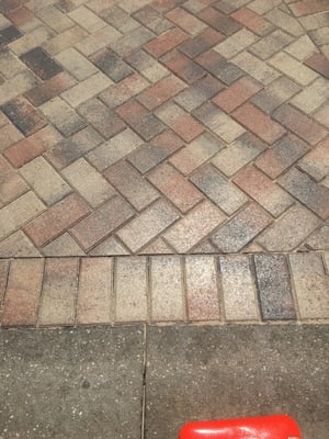 Paver Sealing Shiny Wet Look