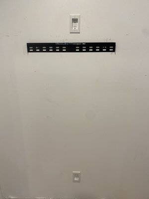 Customer wanted hiding wires for hanging TV