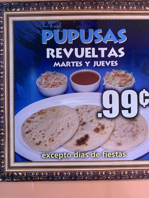 Pupusa special