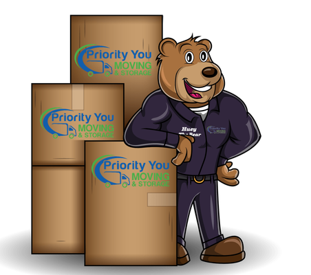 Boxes, Tape, Blankets and much more Huey The Bear can deliver to you!