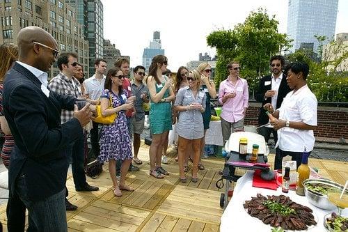 passion for the palate throws down at our BBQ:)