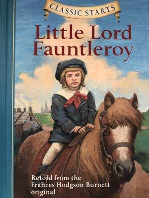 10/26/18. Friday night. Little Lord Fauntleroy. A classic.