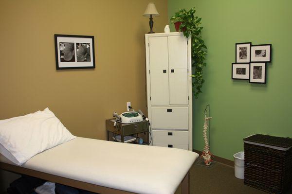 One of our private treatment rooms