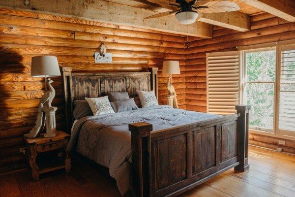 Master bedroom on the main floor