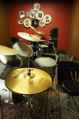 Drum lesson room.