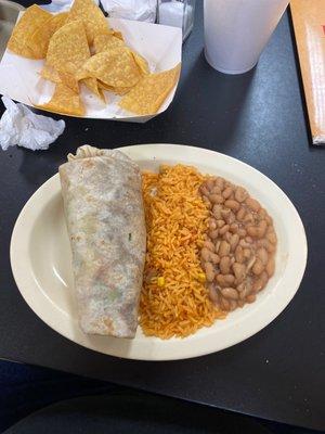 Carne Asada Burrito