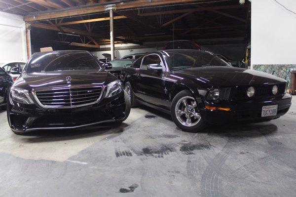 2015 Mercedes Benz S63 & 2008 Fors Mustang