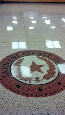 The great seal of Tarrant County. Yeah!!!!