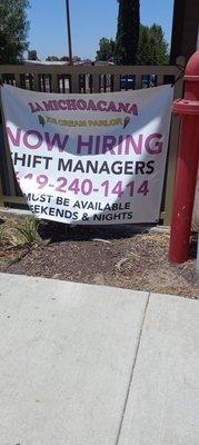 Look they are hiring well I hope they get better employees. Lazy qnd rude