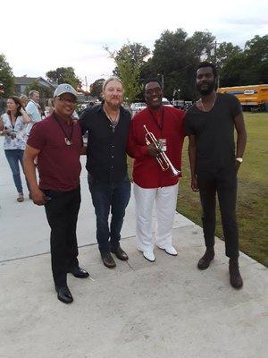 L-R: V. Green, Derek Trucks, FTH,Gary Clarke Jr. Performing @ B.B. King Museum *(All-Star Band)!!!!!