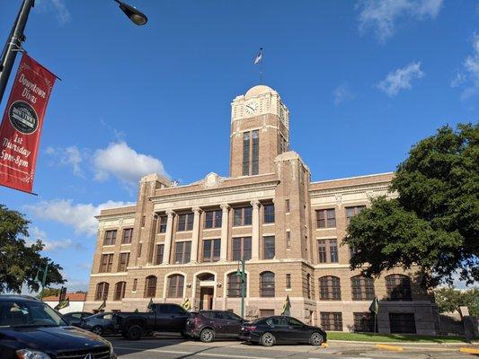 Johnson County Courthouse Historical Marker, Cleburne