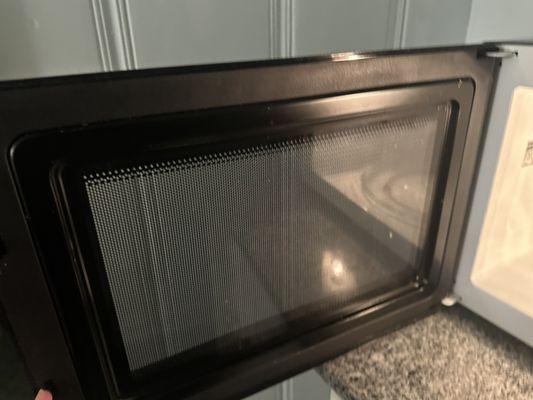 Microwave inside