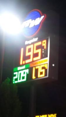 Affordable gas prices