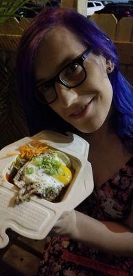 Street noodles with a fried egg from Bad English.