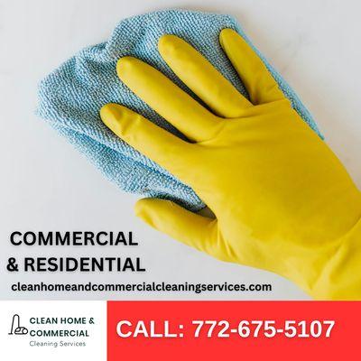 Clean Home & Commercial Cleaning Services