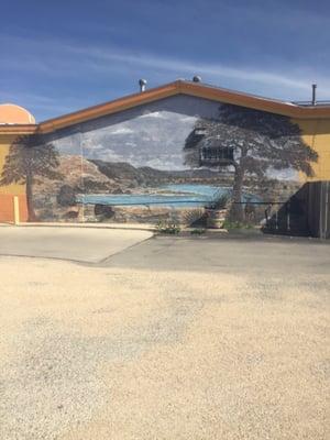 "Hill Country" mural by Debbie Thomlinson