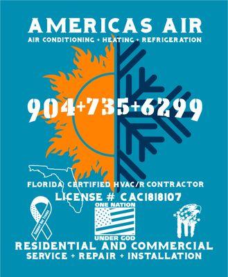 Jacksonville Florida ac repair, Orange Park Florida Mechanical Contractor