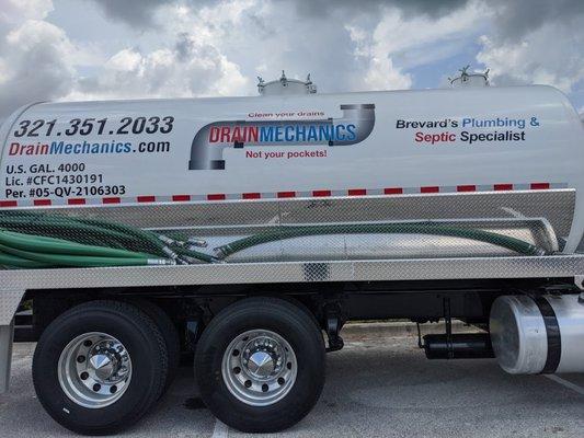 Proud To Serve Brevard's Septic Needs