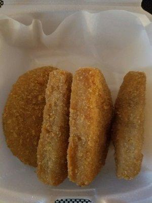 Fried eggplant