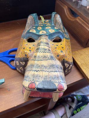 Vintage jaguar mask