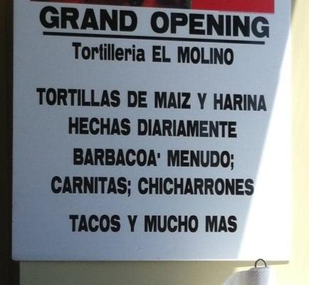 Delicious and fresh food. Fresh homemade tortillas.