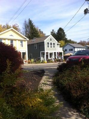 took this photo from the overlook at the Falls, walking back up to Beaver Mill Antiques.   Great place!