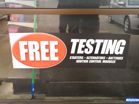 Free testing