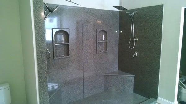 Engineered Granite Shower