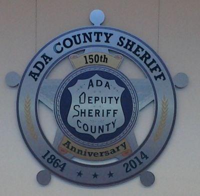 Ada County Sheriff wall plaque