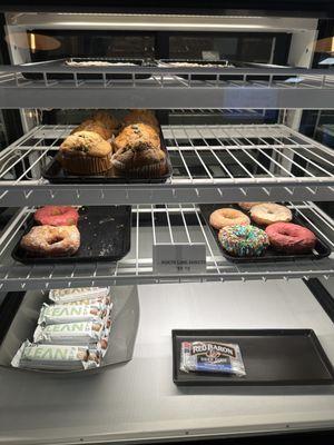 Assorted pastries and cookies.