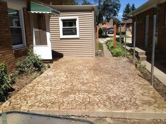 Stamped Concrete Patio