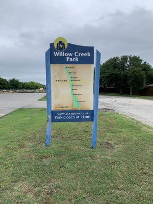 Walking trail map