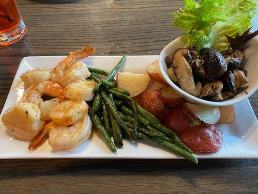 Shrimp and Scallop Trio