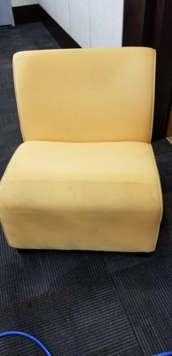 One of 30 chairs cleaned at Walmart Corporate Center in Charlotte.