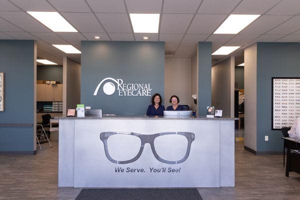 Front Desk of Reginal Eye Care