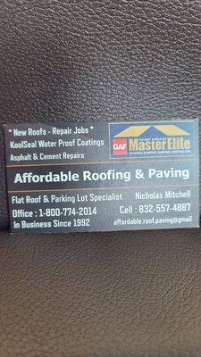 Roofing and Paving Contractors