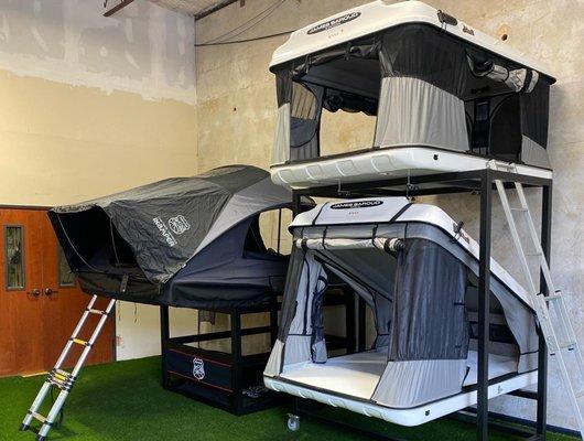 Huge selection of in stock rooftop tents. iKamper, James Baroud, Roam, Frontrunner, Thule and more!