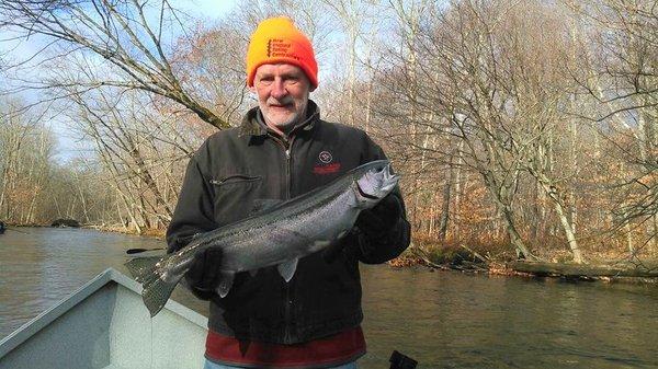 Fishing Trout at Salmon River