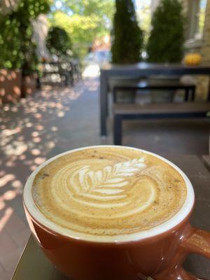 Honey Cinnamon Latte with Oat Milk