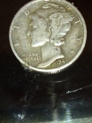 A 1941 Mercury dime made in Denmark