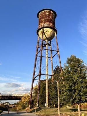 Landmark outside of restaurant.