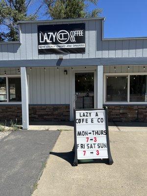 Lazy A Coffee Shop near Tesla Charger in Cle Elum