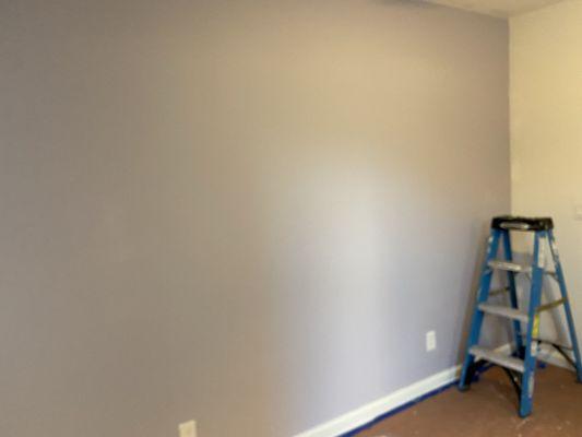 accent wall painting