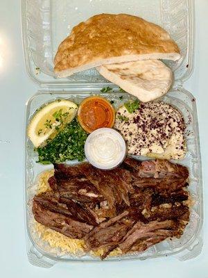 Lamb Shawarma Dinner