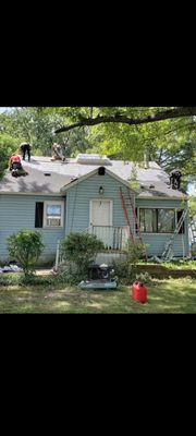 New roof install