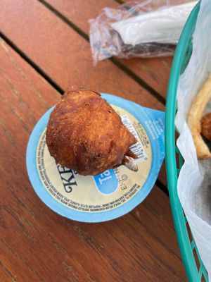 Smallest clam cake ever