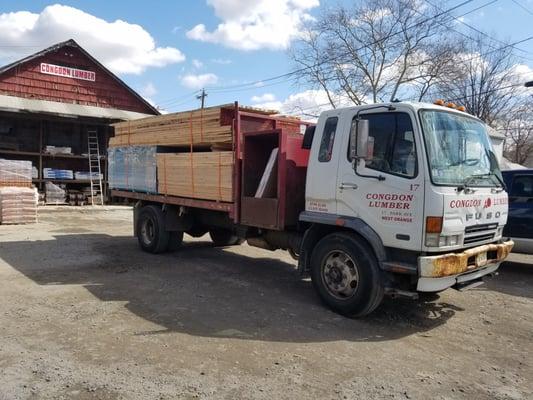 Congdon lumber delivers