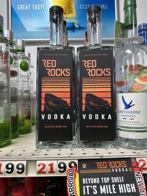 Red Rocks Vodka. Really Good and Really Smooth!